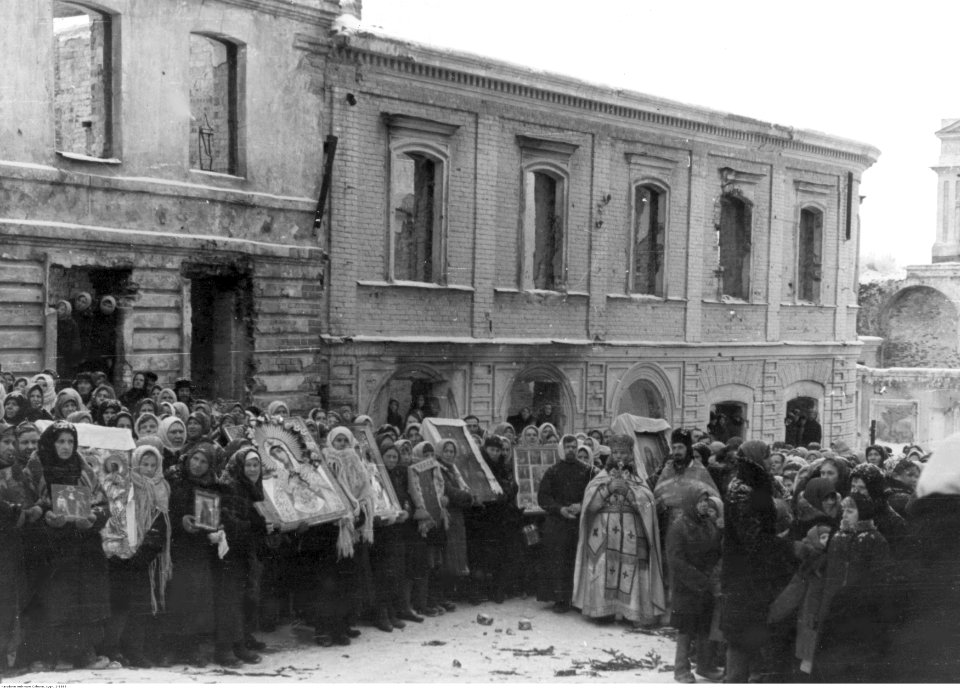 Smoleńsk. Prawosławna uroczystość religijna (2-1888)