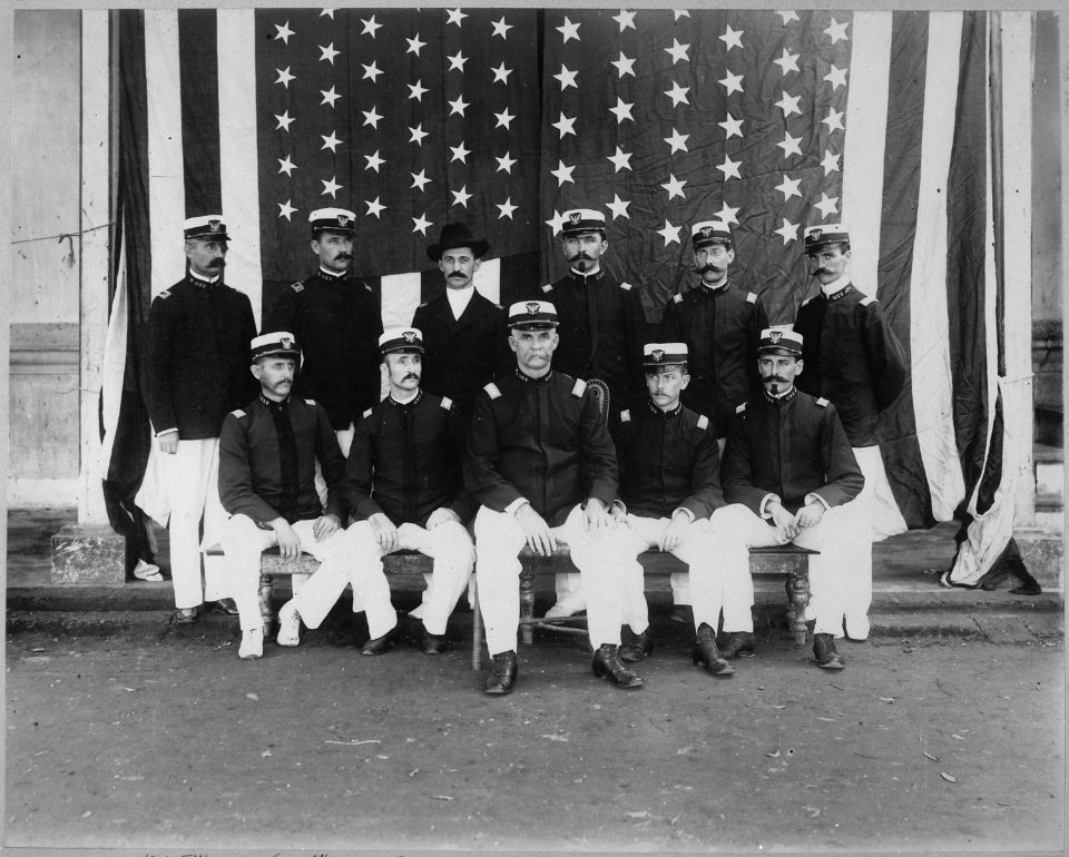 Staff and Line Officers, 2nd Regiment Oregon Volunteer Infantry. Greely Collection., ca. 1898 - NARA - 524383