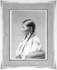 Squaw of Spotted Tail. Brule Sioux, 1872 - NARA - 518971 photo