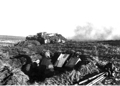 Stanowisko niemieckiej armaty przeciwlotniczej na froncie pod Nettuno - Anzio (2-2186)