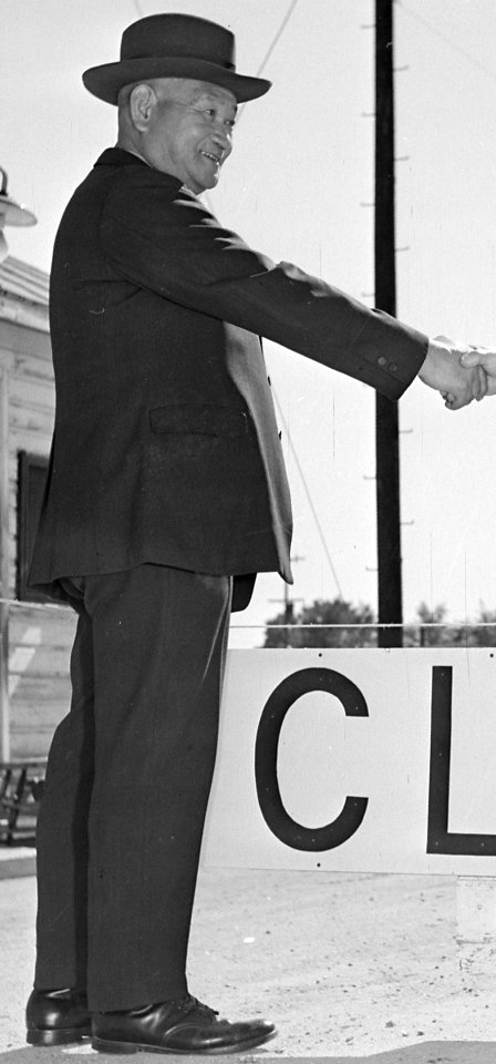 Shuichi Yamamoto detail, Granada Relocation Center, Amache, Colorado. Shuichi Yamamoto, last Amache evacuee to leave the Gra . . . - NARA - 539903 (cropped)