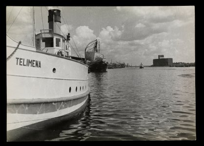 Szczecin, w porcie 1949 (66046308)