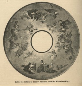 Szkic do plafonu w Teatrze Wielkim, Ludwika Wiesiołowskiego (59532)