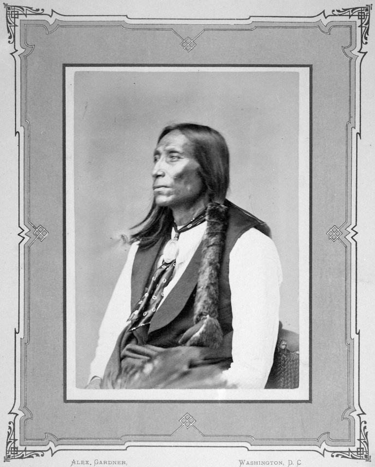Swift Bear-Ma-To-Lousah. Brule Sioux, 1872 - NARA - 518974