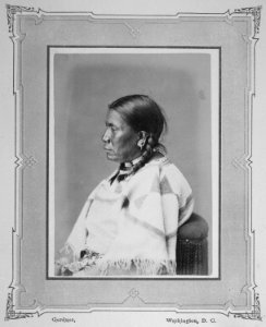Squaw of Thigh. Brule Sioux, 1872 - NARA - 518990 photo
