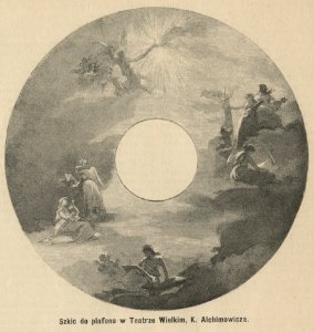Szkic do plafonu w Teatrze Wielkim, K. Alchimowicza (59533)
