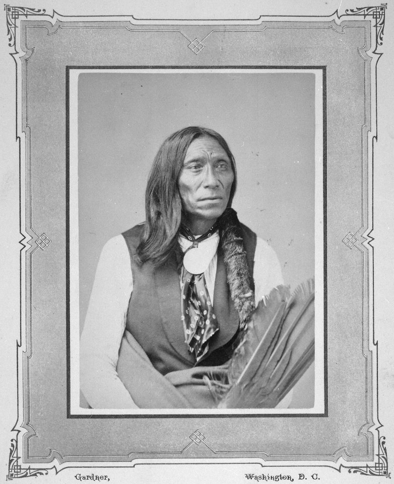 Swift Bear-Ma-To-Lousah. Brule Sioux, 1872 - NARA - 518975