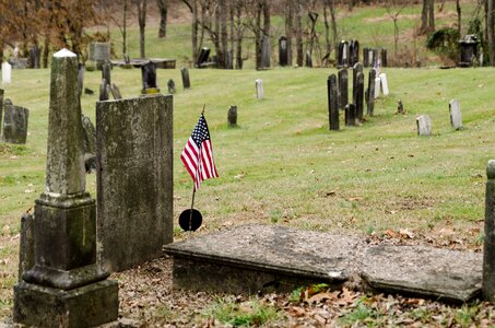 Tombstone burial monument