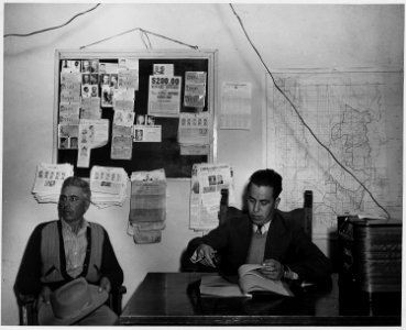 Taos County, New Mexico. Justice of the Peace Montoyo, Taos - NARA - 522000