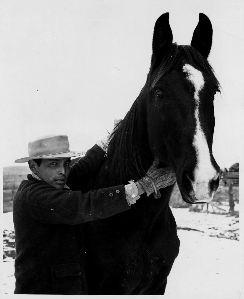 Taos County, New Mexico. Louis Lopez, Picaris Indian, works for Pablo Gomez, Ranchitos. - NARA - 521910