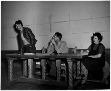 Taos County, New Mexico. Meeting of District Soil Conservationist with Agency representatives to di . . . - NARA - 521893