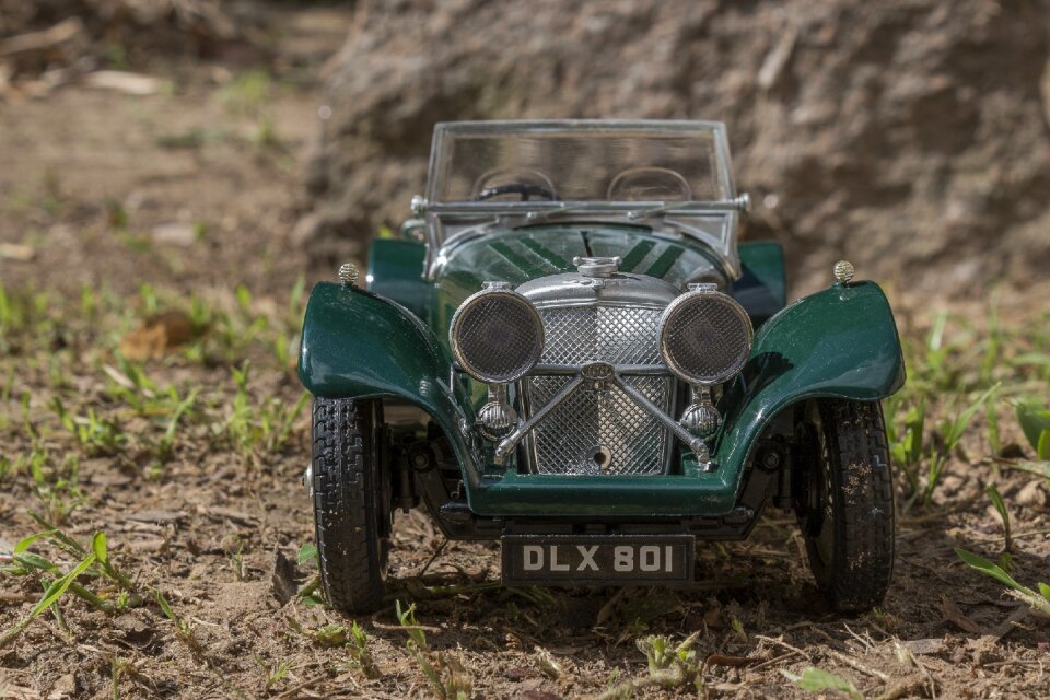 Machine vehicle miniature