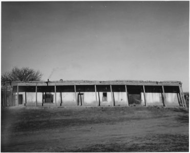 Taos County, New Mexico. Old house, Ranchitos - NARA - 521945