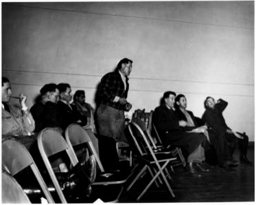 Taos County, New Mexico. Meeting of District Soil Conservationist with Agency representatives to di . . . - NARA - 521892
