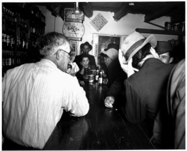 Taos County, New Mexico. Ranchitos bar - NARA - 521878