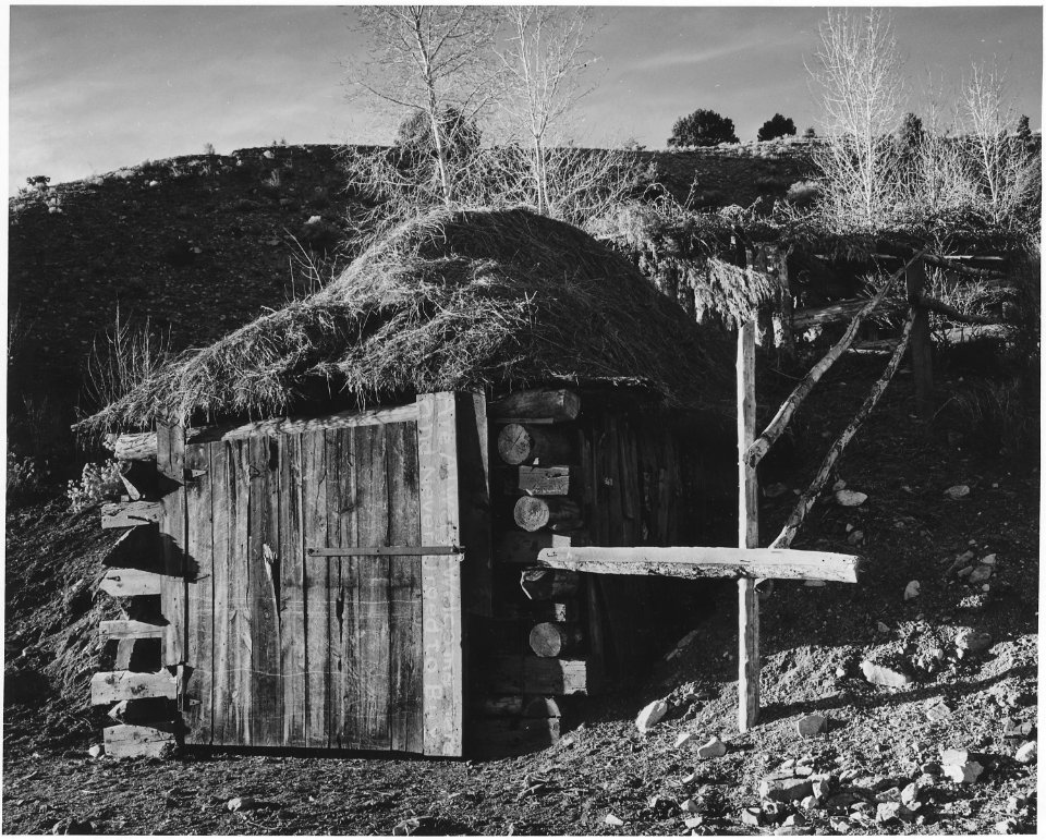 Taos County, New Mexico. Outbuilding, Valdez - NARA - 521995