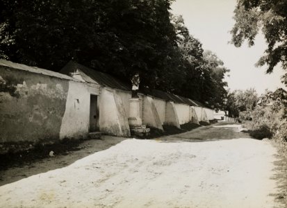 Stopnica, mur przy klasztorze reformatow ca 1936 (66232488)