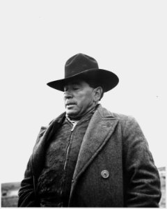 Taos County, New Mexico. Sheep herder. Complains of a disease that is getting his sheep, whereby a . . . - NARA - 521949