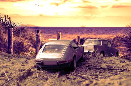 Sunset sky rent a car