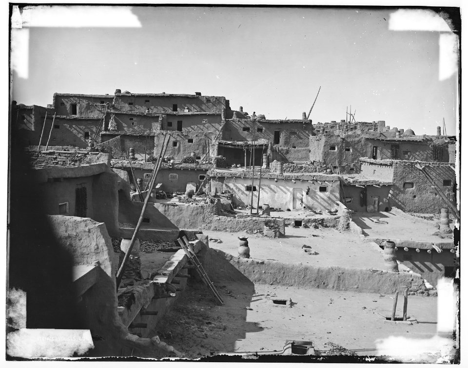 Terraced houses, Zuni - NARA - 523794