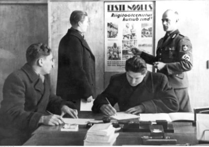 Tartu. Biuro werbunkowe niemieckiej służby pracy (2-1961)