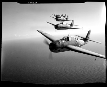 TBF's flying in formation. Fort Lauderdale, Fla - NARA - 520767