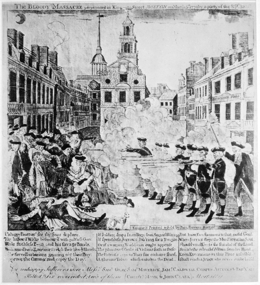 The bloody massacre perpetrated in King Street, Boston, on Mar. 5, 1770, 03-05-1770 - 03-05-1770 - NARA - 530966