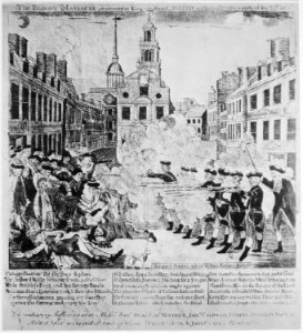The bloody massacre perpetrated in King Street, Boston, on Mar. 5, 1770, 03-05-1770 - 03-05-1770 - NARA - 530966