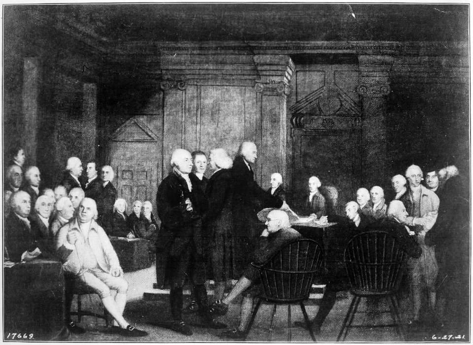 The Second Continental Congress voting independence - NARA - 532839