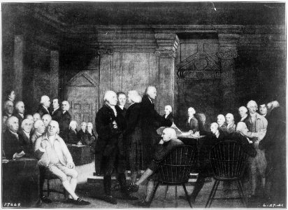 The Second Continental Congress voting independence - NARA - 532839
