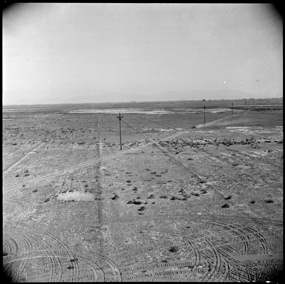 Topaz, Utah. A section of the land to be utilized for the production of vegetables at the Topaz Rel . . . - NARA - 538706