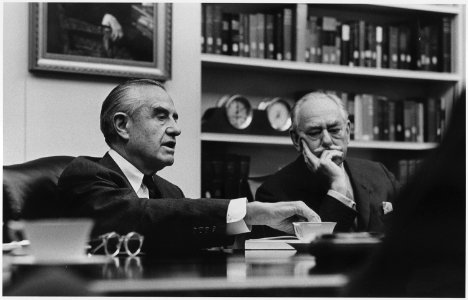The Wise Men, Ambassador Averell Harriman and Dean Acheson - NARA - 192599