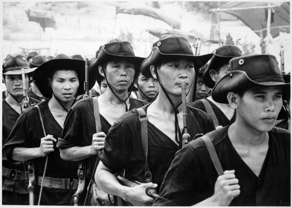 These young men, from all of South Vietnam's 44 provinces, will return to their native villages after 13 weeks' training - NARA - 541858