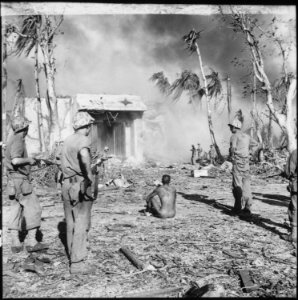 The Battle of the Marshall Islands. Namur. - NARA - 532521