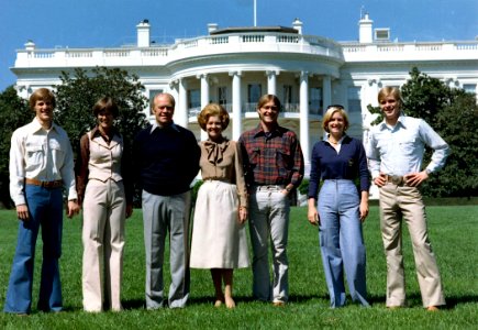 The Ford family on the South Lawn of the White House - NARA - 6372838 photo