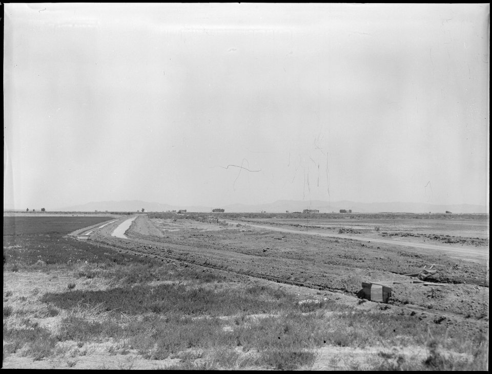 Topaz, Utah. New ditch construction to direct water from Wilson Canal to Delta Canal in Section 12. - NARA - 537256