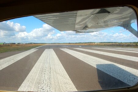 Flight aviation view