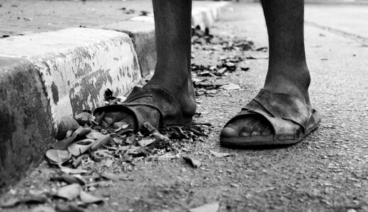 People poverty black and white
