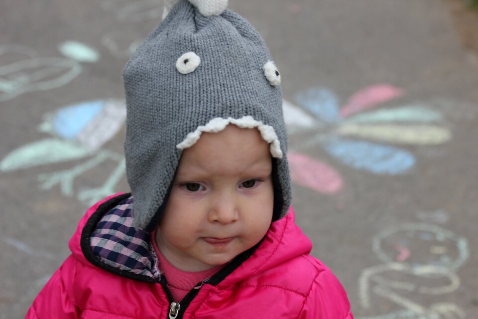 Hat winter baby girl