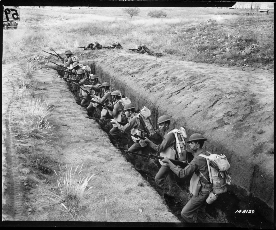 The 93rd Infantry Division reactivated May 15, 1942, was the first all-Negro division to be formed during World War... - NARA - 531142