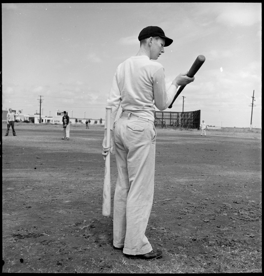 Tracy, California. Baseball Recreation. Saturday try-outs for the local baseball team - NARA - 532248