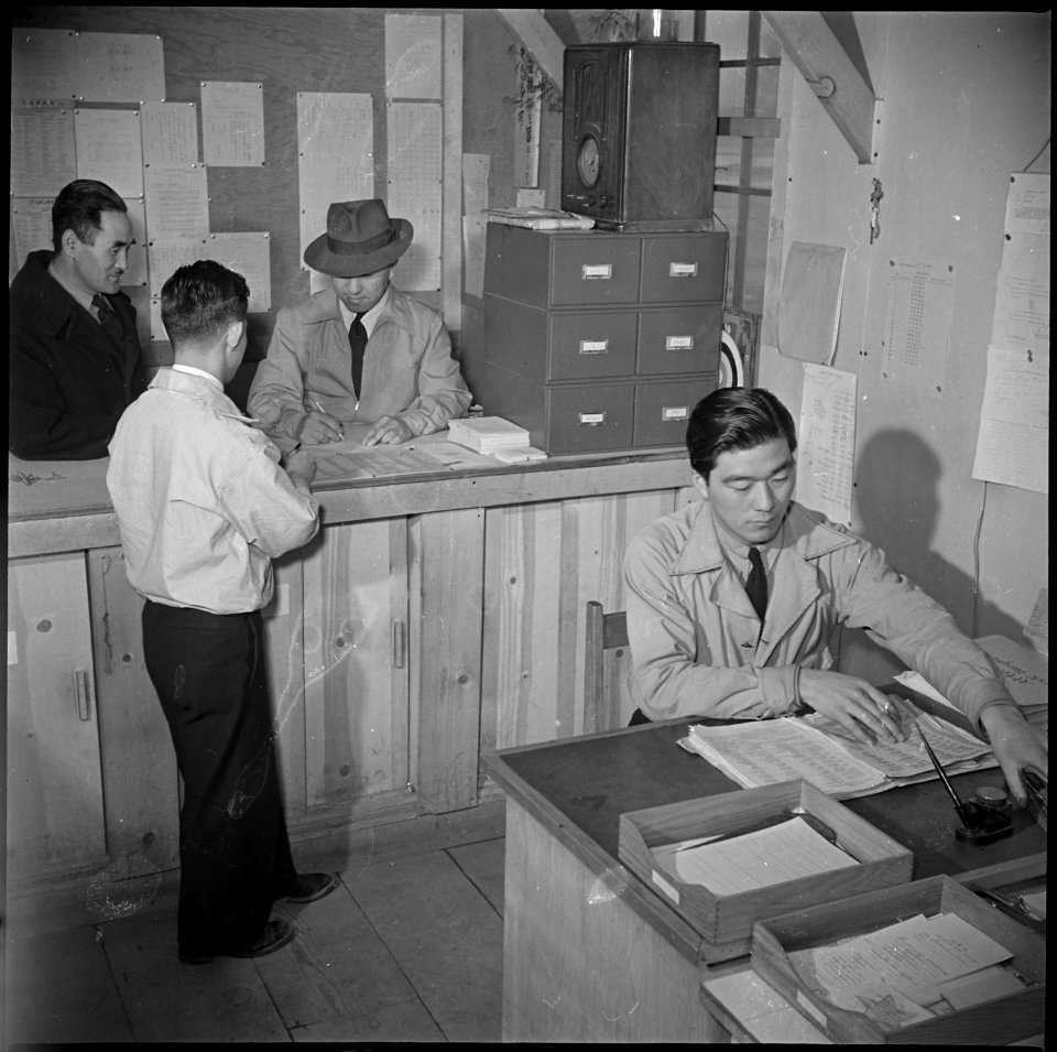 Tule Lake Relocation Center, Newell, California. A complaint is filed, by a resident of this War Re . . . - NARA - 536920