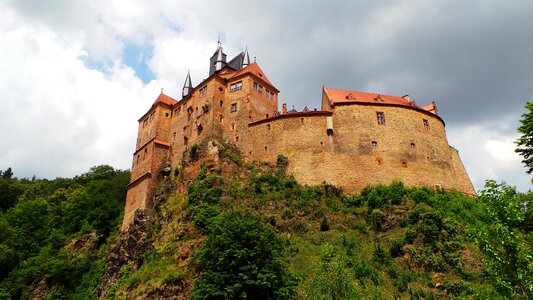 Building middle ages castle griebstein photo