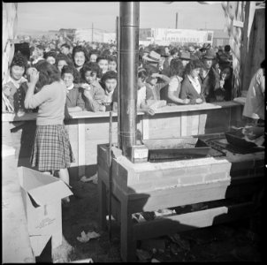 Tule Lake Relocation Center, Newell, California. A scene at the Harvest Festival held at this reloc . . . - NARA - 536342