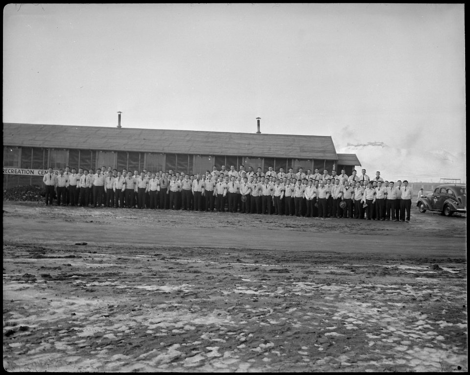 Tule Lake Relocation Center, Newell, California. A group picture of all the wardens at this War Rel . . . - NARA - 536968