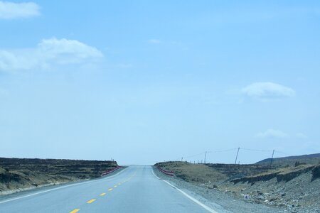 Qinghai snow mountain highway