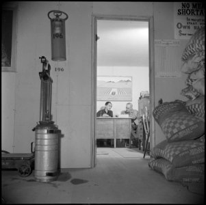 Tule Lake Relocation Center, Newell, California. Harry Makino, manager of the Tule Lake Poultry far . . . - NARA - 537122