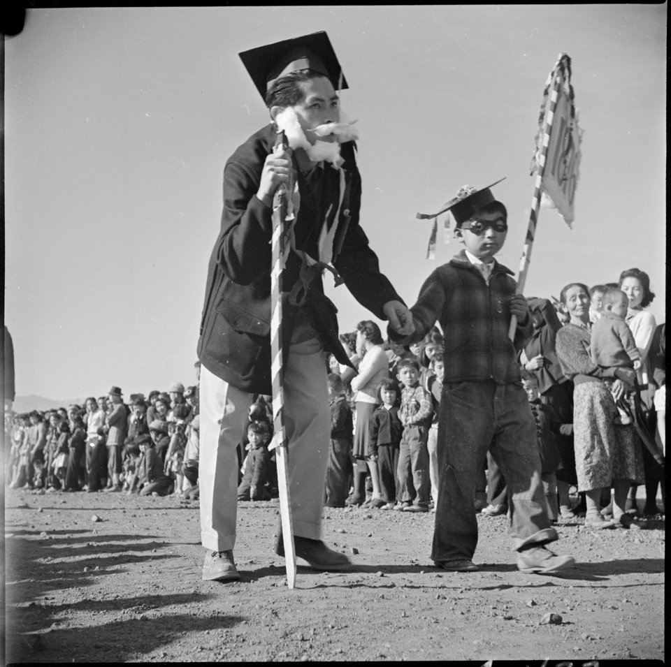 Tule Lake Relocation Center, Newell, California. Great originality in costume designs was shown at . . . - NARA - 536336