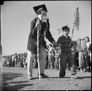 Tule Lake Relocation Center, Newell, California. Great originality in costume designs was shown at . . . - NARA - 536336