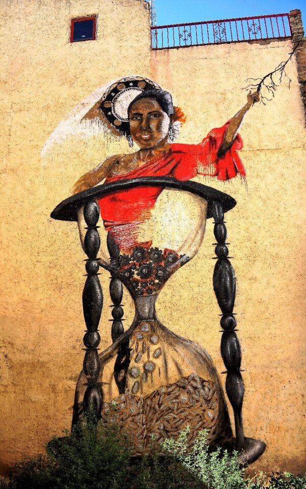 Art indian lady